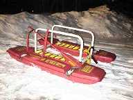 The rescue sled.